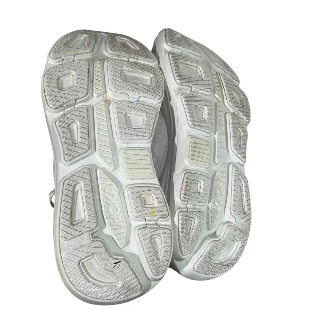 HOKA One One Bondi 9 Women’s 8 B White Running Walking Shoes 1162012 WWH